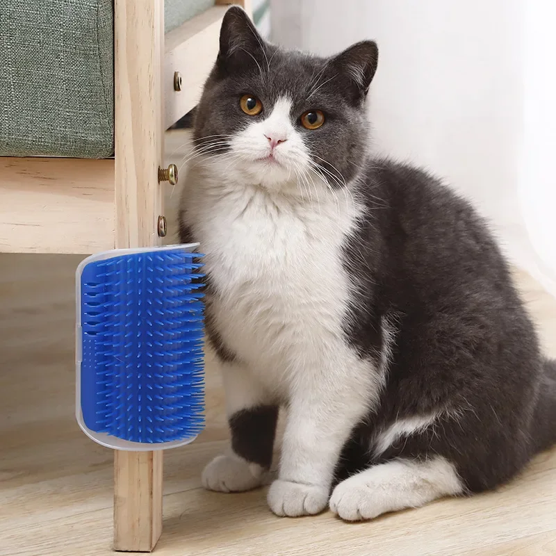 Cat Corner Brush Comb Massager for Cat