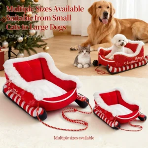 Christmas Washable Pet Sofa Bed(Cats Dogs Christmas Decora)